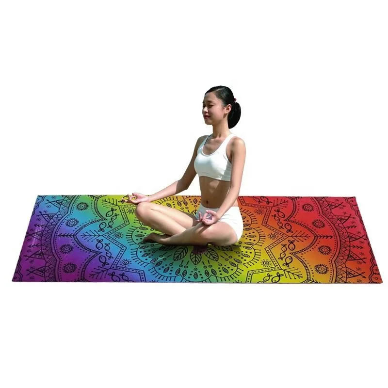 
eco friendly ETPU foam durable Printed Yoga Mats 