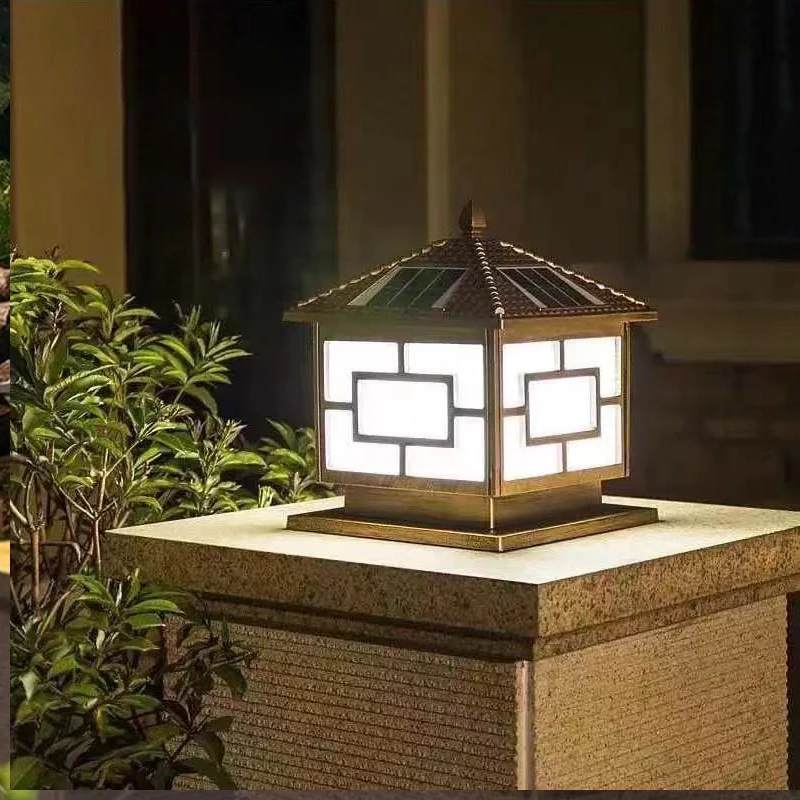 Modern new design style outdoors decoration solar globe wall  light