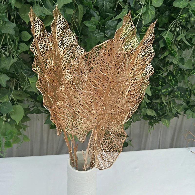 2023 New Artificial Flower Maple Leaf Phoenix Tail Wedding Decoration Handmade DIY Flower Arrangement