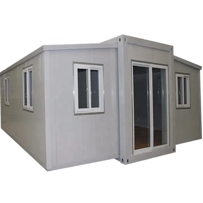 Villa style modern 2 bedroom prefabricated family expandable container house with kitchen and bathroom