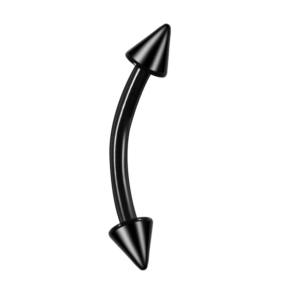 Titanium Eyebrow Banana Piercings Ring Curved Barbell Piercing Daith Helix Rook Earring Cartilage Tragus Piercing Jewelry