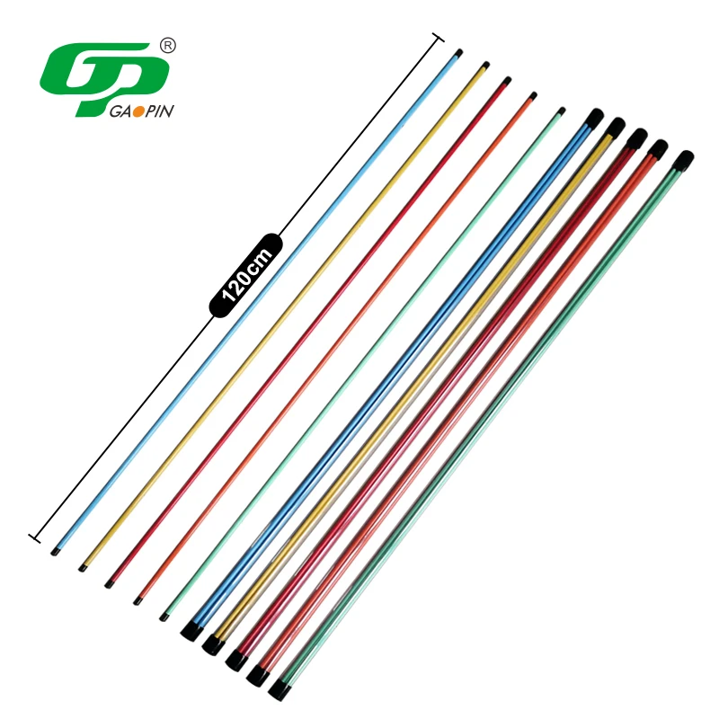Wholesale Golf Training Aids Trainer Tour Sticks Color Logo Customized Golf Swing Trainer Golf Alignment Stick