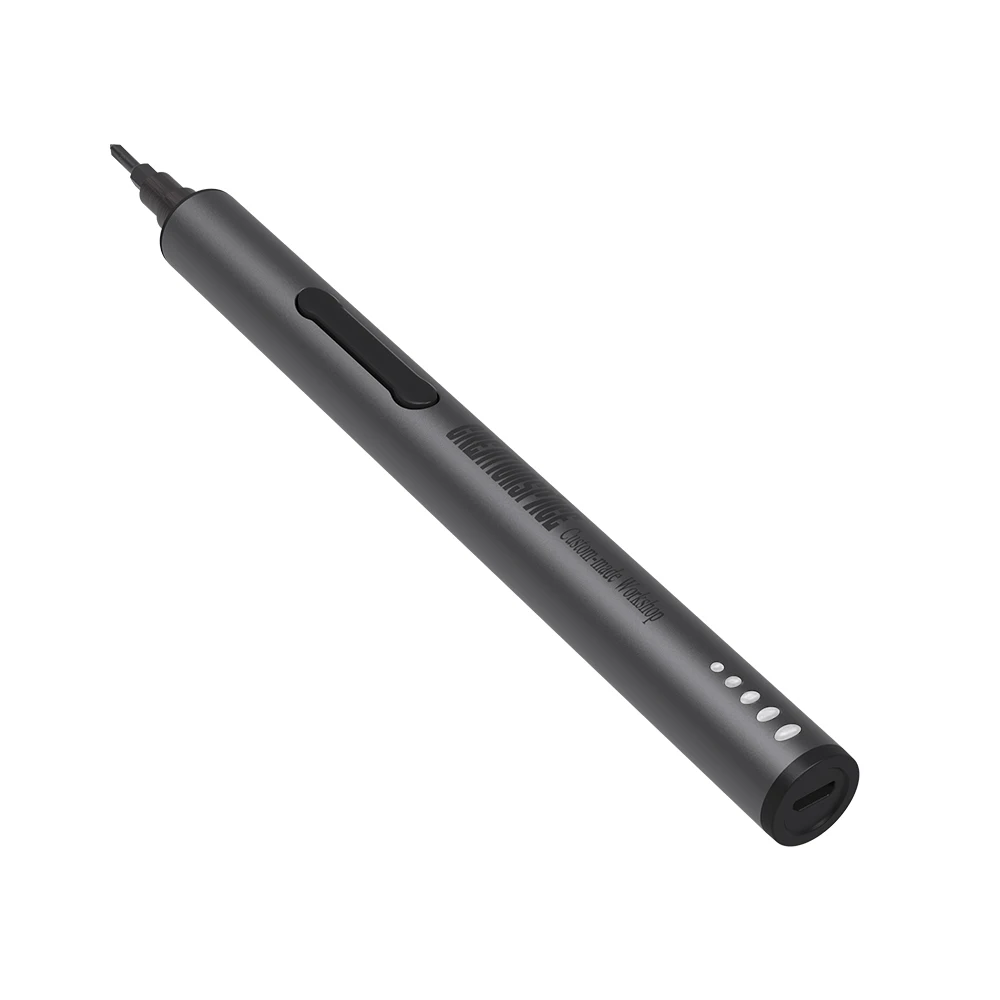 Rechargable cordless flat head mini electric screwdriver with multiple magnetic bit electronic screwdriver