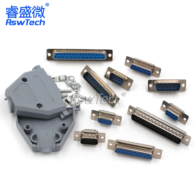 DB9 15 25 37 wire welding type underwater 2p 2pin Car Waterproof Electrical Connector Plug r