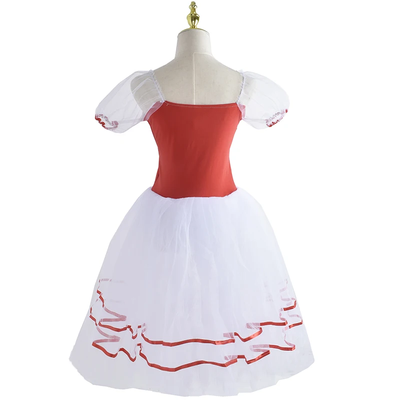 Girls Ballet Dress Child Professional Dress Women Ballerina Giselle Romantic Court Dance Costumes Ballet Long Dress