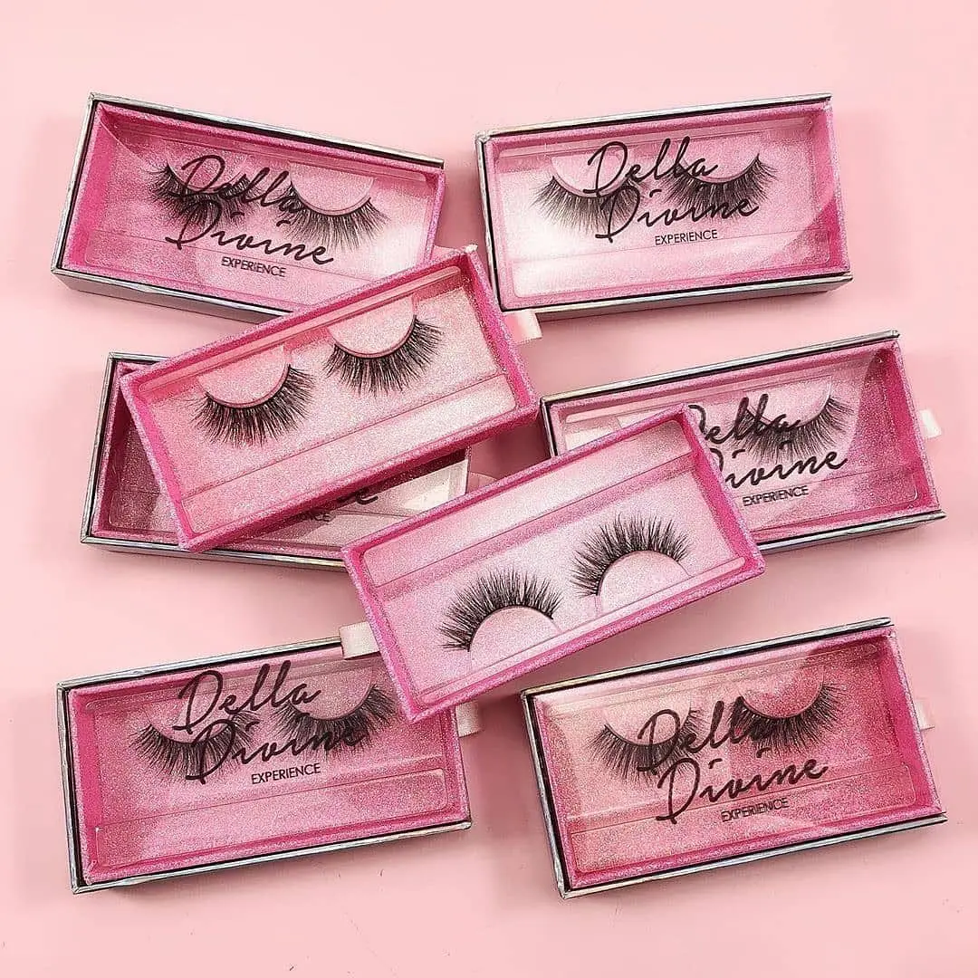 wholesale 25 mm 3D mink eyelash supplier  false mink lashes vendor customized lash cases factory