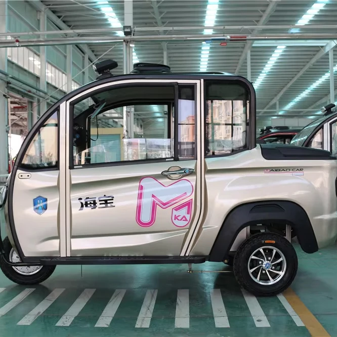 Chinese super supplier has newly designed a luxury compact electric three-wheel pickup