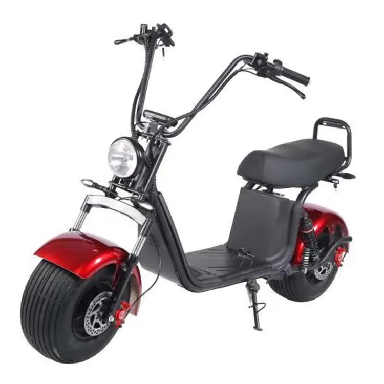 Фантастический двухколесный профессиональный электрический скутер SeeDream 1000 Вт с большими шинами halley