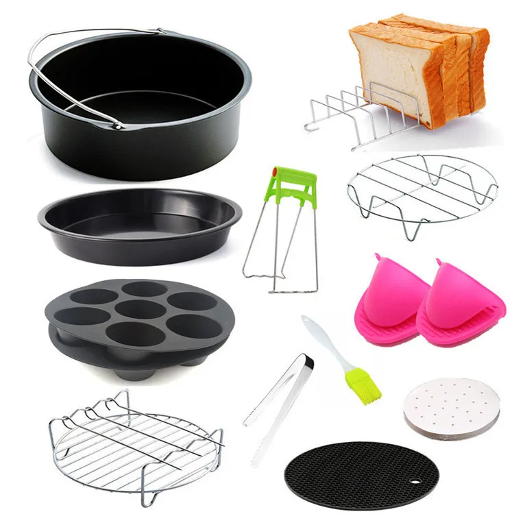 Dishwasher Safe Kitchen Baking Compatible for Philips Air Fryer 9 Inch Accessories Set