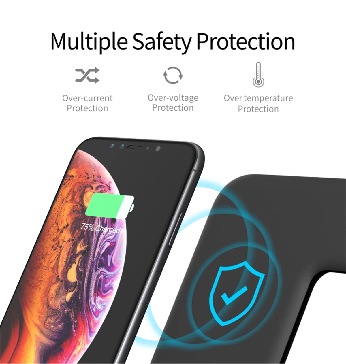 gadget 2022 15W Wireless Charger USB C Ultra Slim 7.5W Qi Charger for earphones smart watch and all qi enabled phones