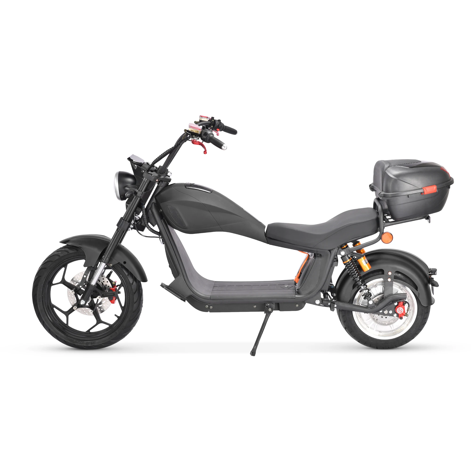 EEC/COC certificate 2000W new chopper model CP-6 Lithium Battery with tail box Aluminum Alloy Electric Scooterss citycoco