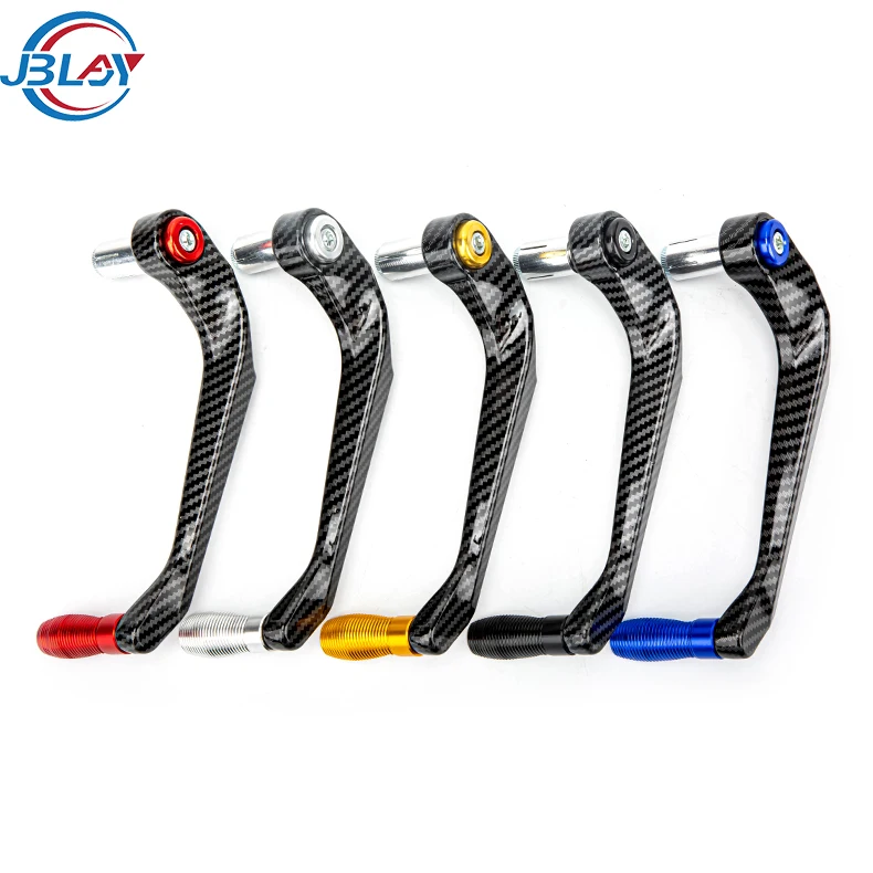 1 Pair Universal Motorcycle Protector Parts Hand Guard Carbon Fiber 22mm Brake Clutch Lever Handguard