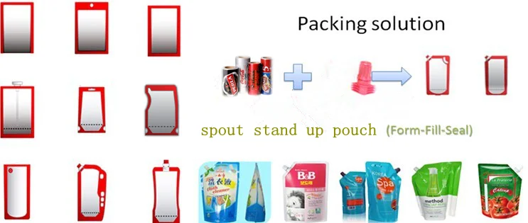 Multi-function Packaging Machines Automatic Spouted Standing Doypack Liquid Beverage Juice Ba Standup Pouch Filling Machine