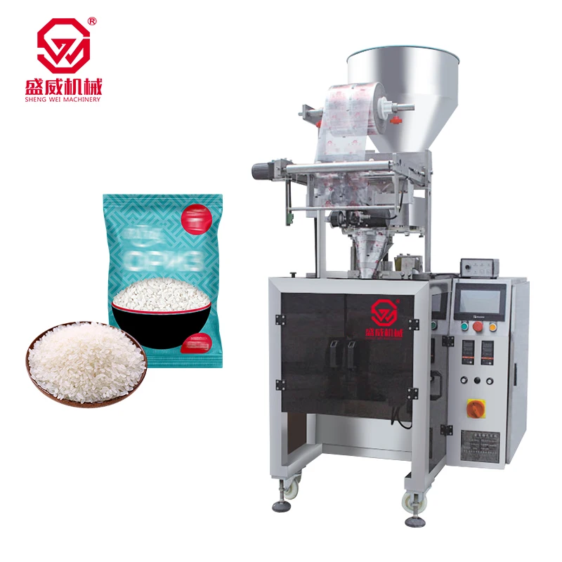 Shengwei Machinery Pellet Pill Tablet Nut Sunflower Seed Salt Coffee Bean Sugar Biscuit Candy Rice Packing Machine