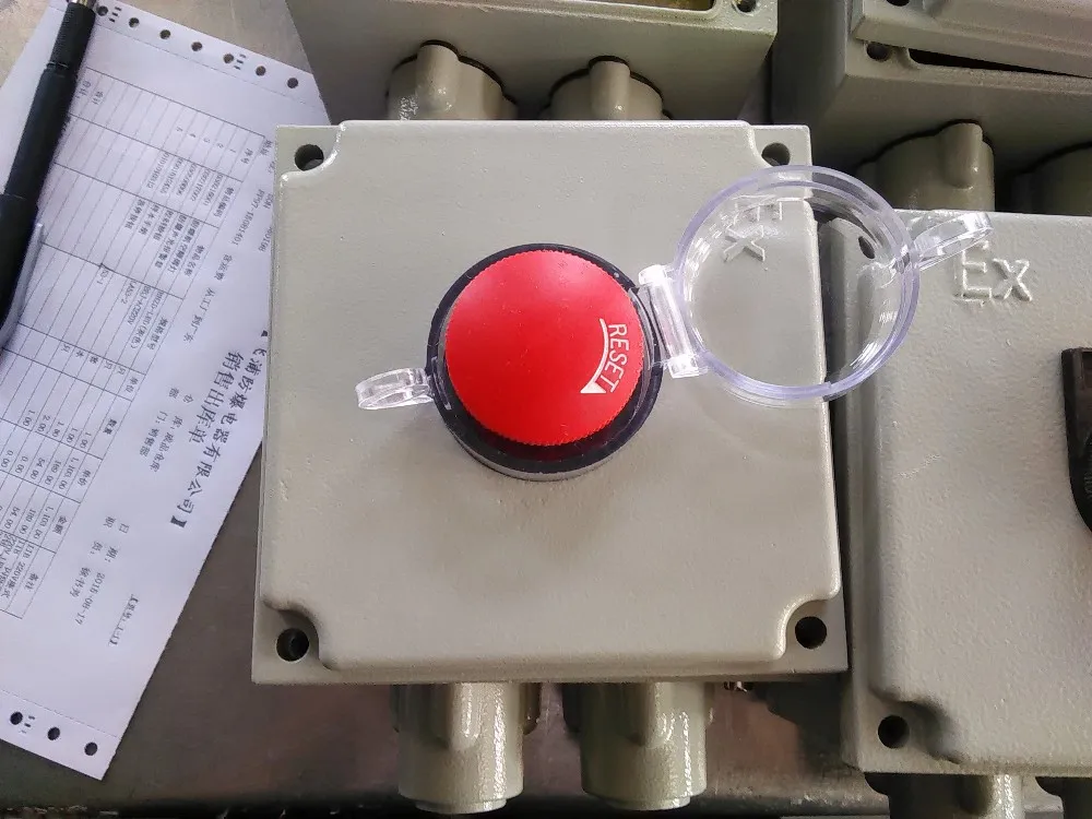 IIC Explosion proof hazardous area aluminum alloy control push button