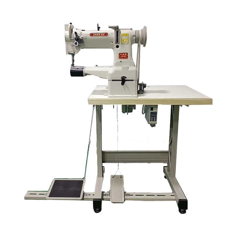 China Industrial 8b Leather Belt Bag Shoes Repairing Binding Sewing Machine With Cylindrical Sewing Table