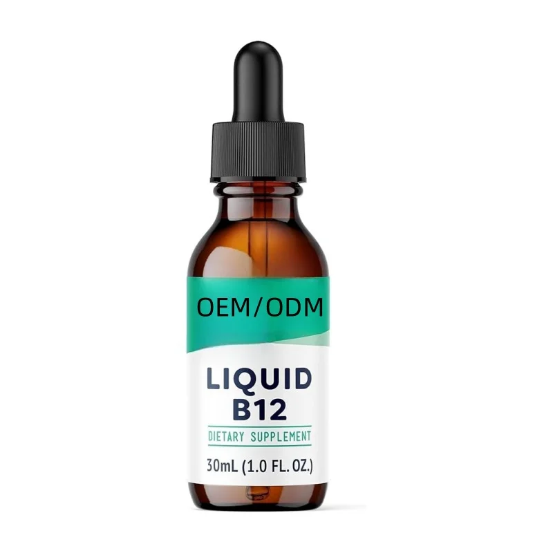 Oem/Odm B12 Supplement Supplement Manufacturer Private Label Vitamin B12 Liquid Drops