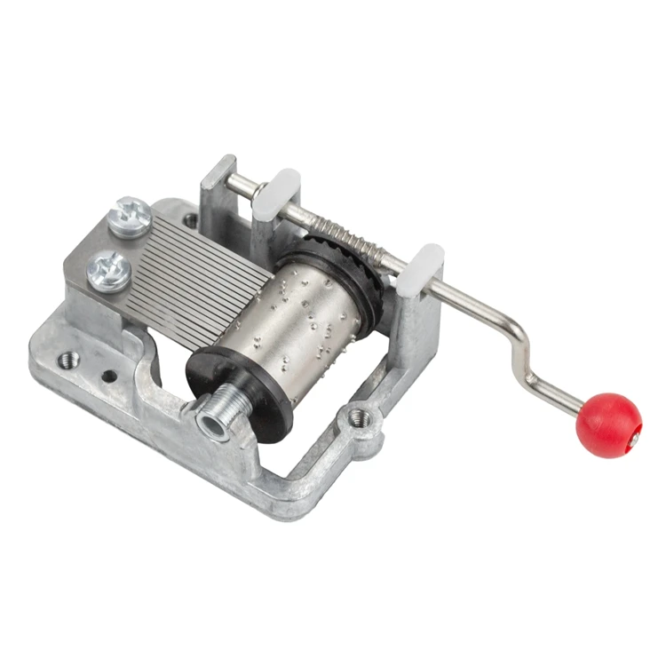18 note yunsheng metal hand cranked music box movement