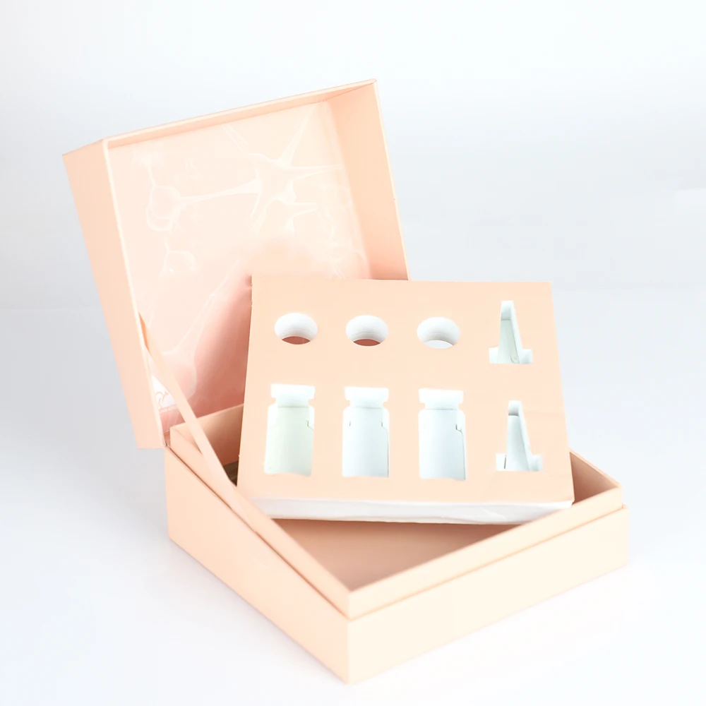 Custom logo printed hat clothing lash rigid boxes magnetic clamshell flip paper gift packaging box with eva