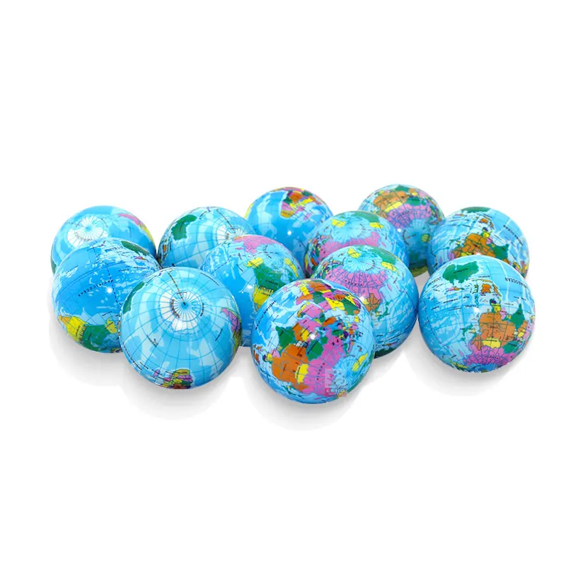 Educational world globe earth map ball fidget squeeze toy