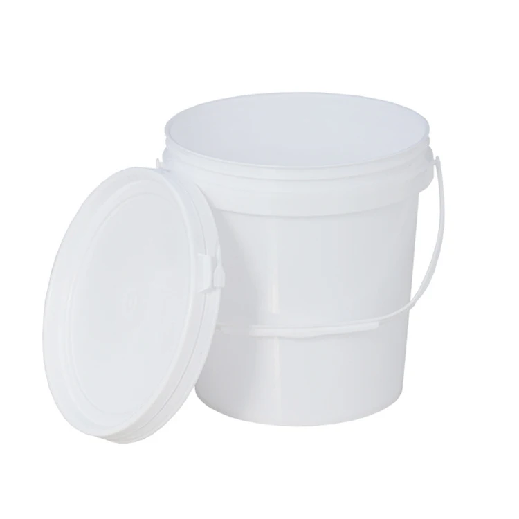 Custom 5 Gallon Empty Bucket PP 5L 10L 15L 20L Printed Paint Food Grade Oil Ice Cream Packaging Plastic Bucket