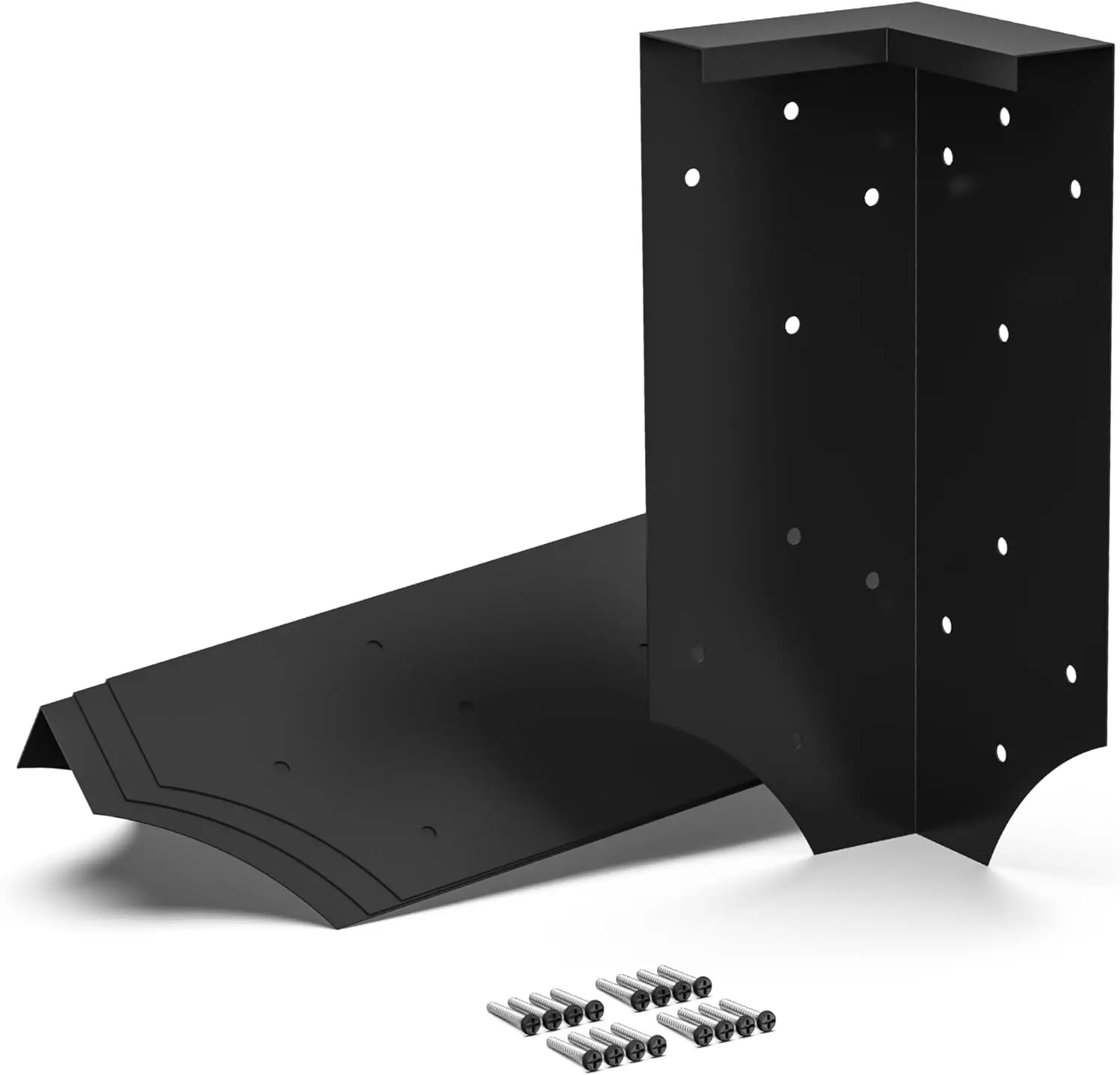 Raised Garden Bed Corner Brackets with Securing Lip | Fits Lumber up to 2 Inch x 12 Inch in Size