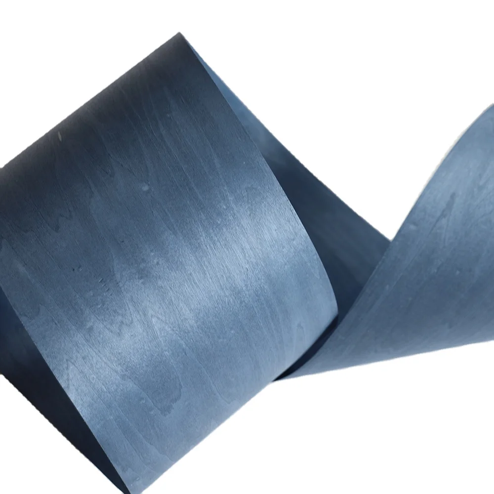 Blue Yellow Green Maple Dyed Veneer Natural Veneer Real Wood for Door Plywood MDF Furniture