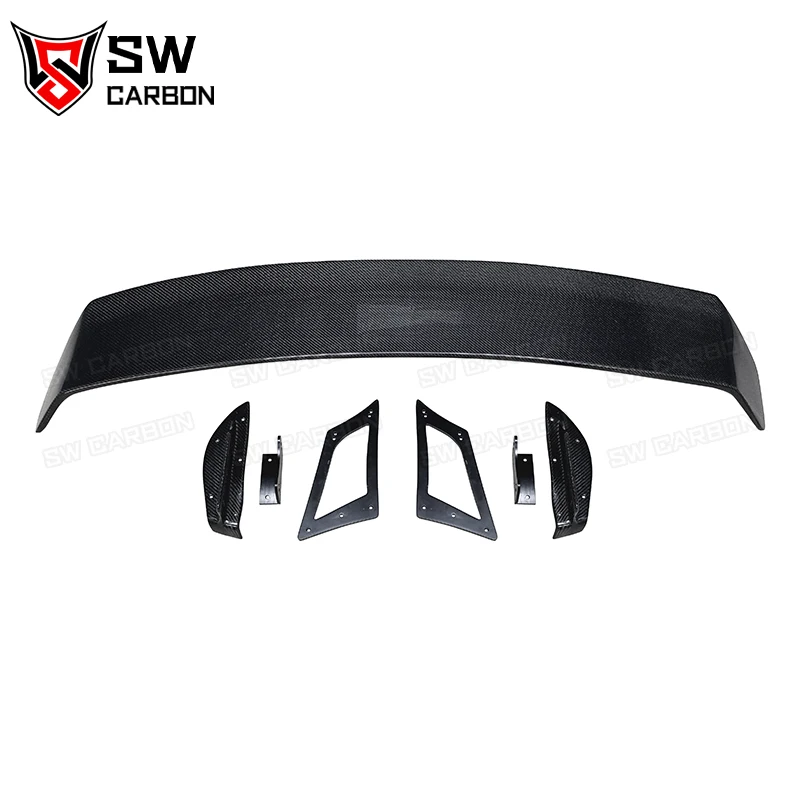 Supra A90 Carbon Fiber Vol Style Rear Wing Rear Trunk Splitter Rear Spoiler Body Kit for Toyota Supra GR MK5 A91 A90  2019+