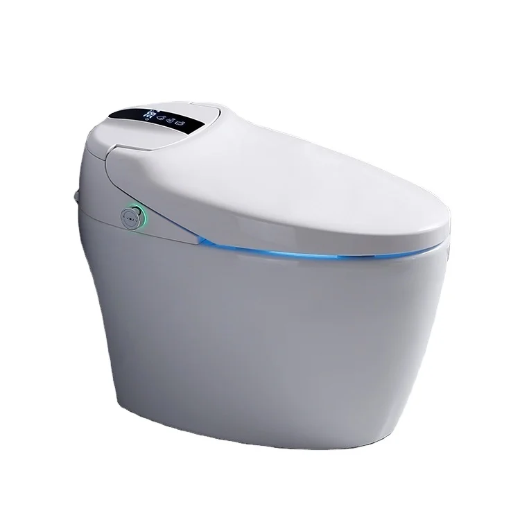 Bathroom chinese smart toilet bowl pissing wc european smart toilet intelligent round 1 piece smart toilet automatic