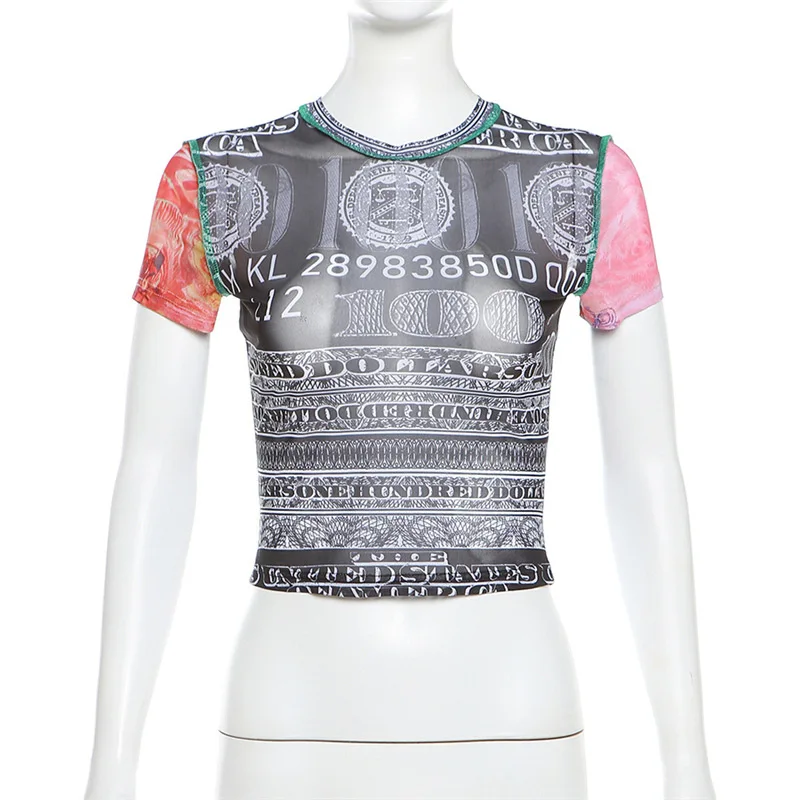 DGX040319 Professional Shirts For Women crop Top summer Shirt with high quality