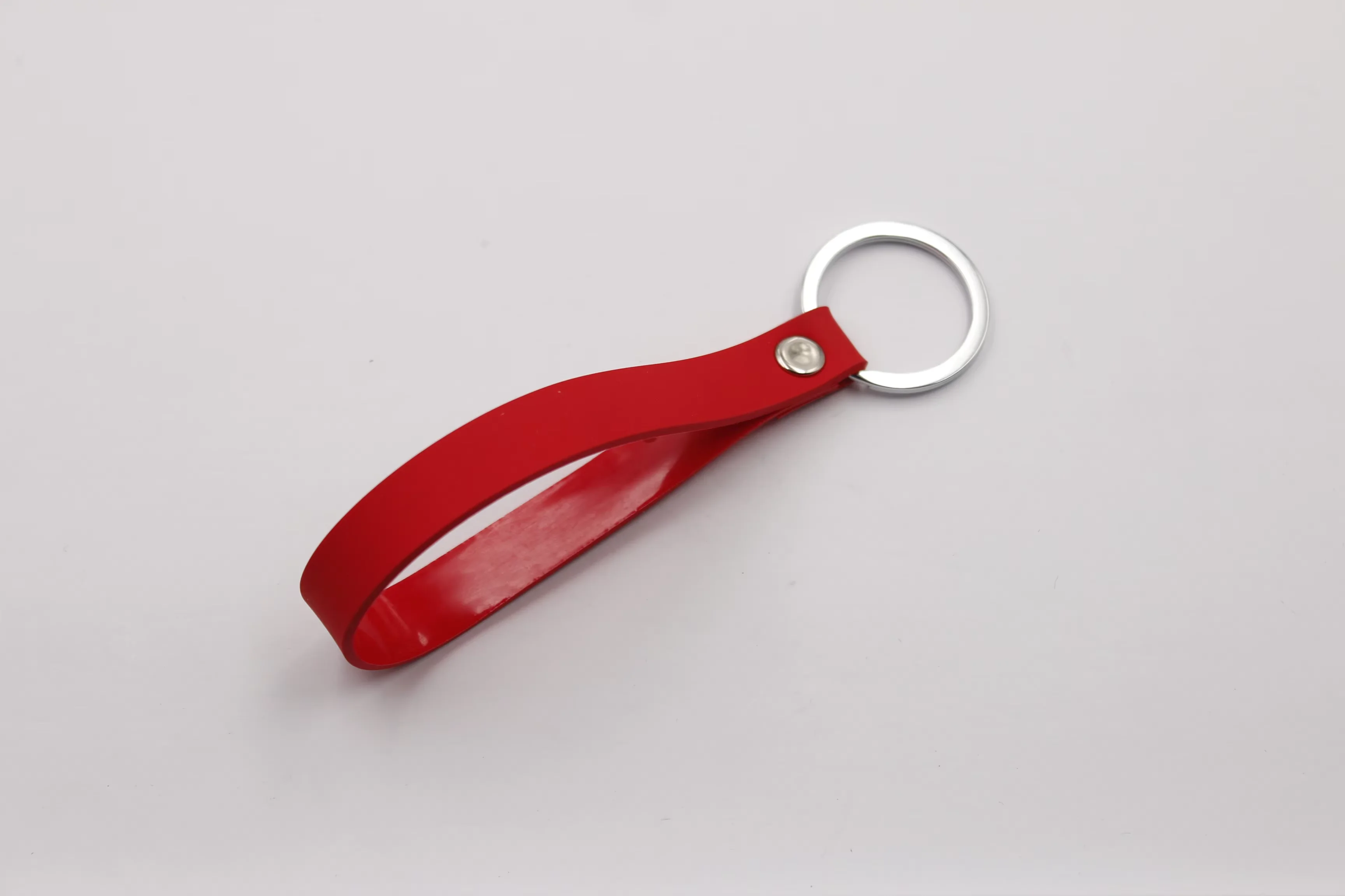 High Quality Colorful PVC Keychain Rubber key Ring