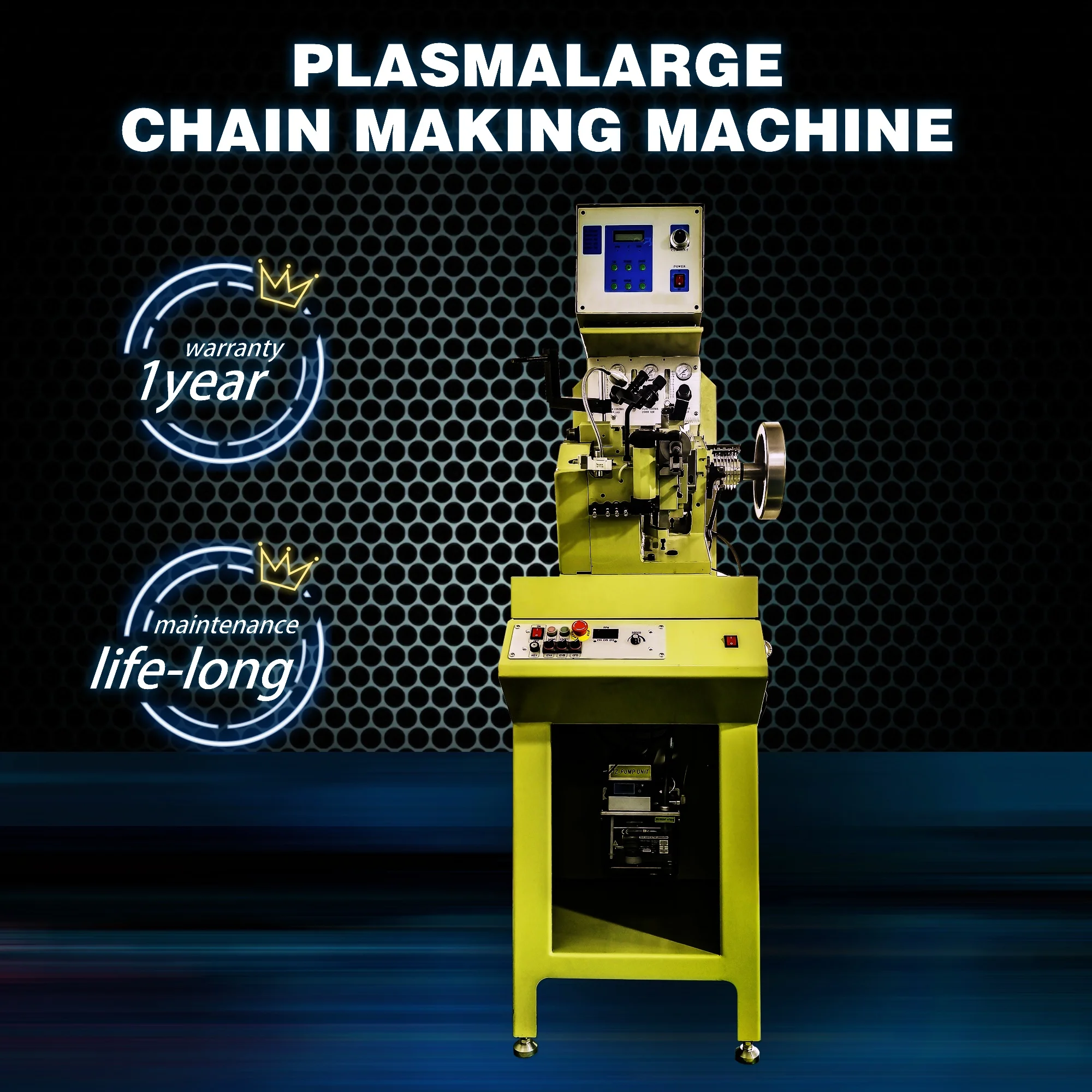 Gold, silver, copper, stainless steel and other metal chain making machine, automatic, easy to operate