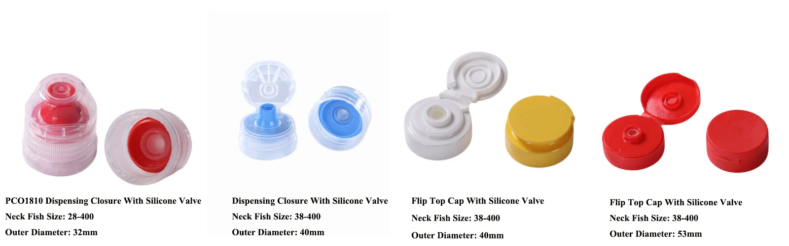 YEJIA Factory Hot Sale 38/400 Sport Water Bottle Dispensing Cap With Silicone Valve