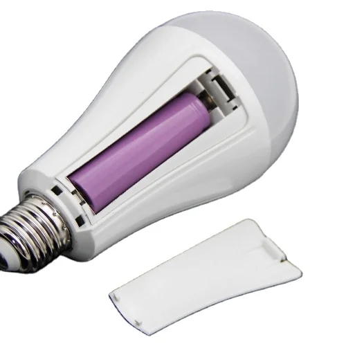 12W 15W 18W 24W LED Charging Bulb Double Lithium Battery Emergency E27 B22 110V 220V