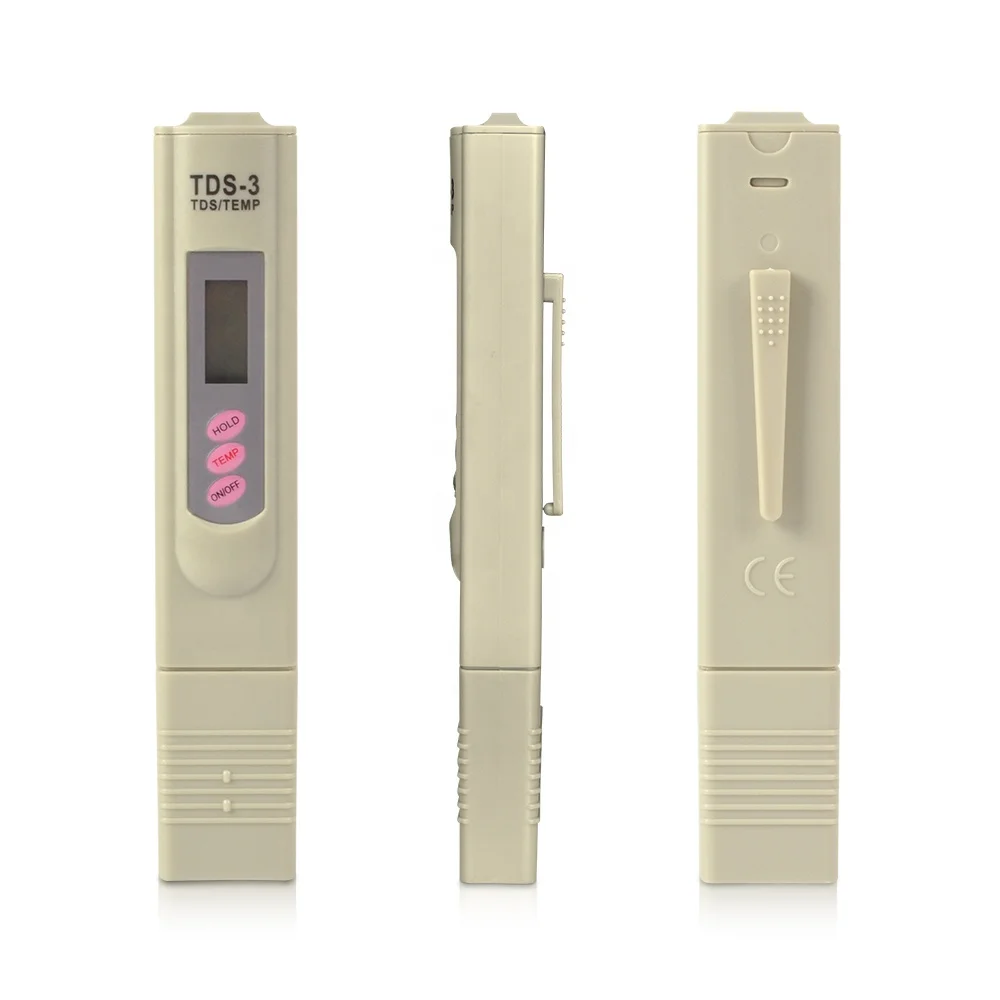 Best-selling 3 digital TDS water meter water quality tester with high sensitivity probe and low cost for drinking water