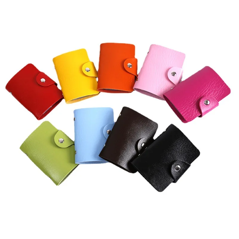 Customizable LOGO PU card cover multi-card document package anti-degaussing credit card document package Creative gift