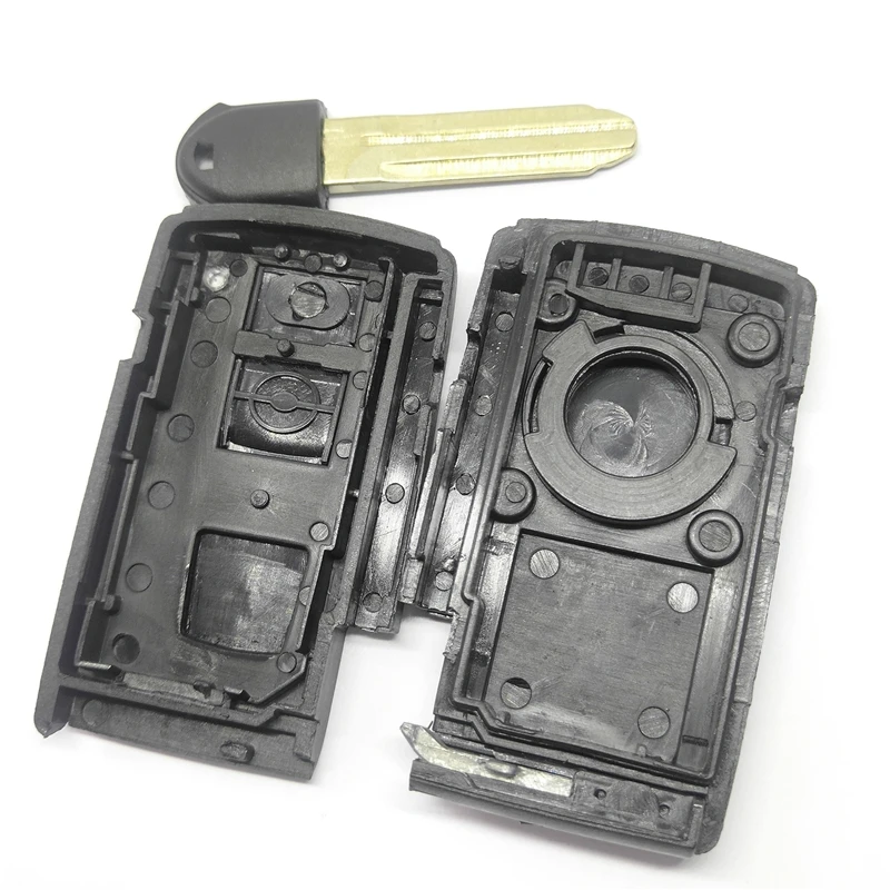 Remote Blank Key Cover Case Shell Fob 2/3 Buttons For T-oyota Prius Corolla Verso 2004-2009 Smart Card Uncur Toy43 Blade