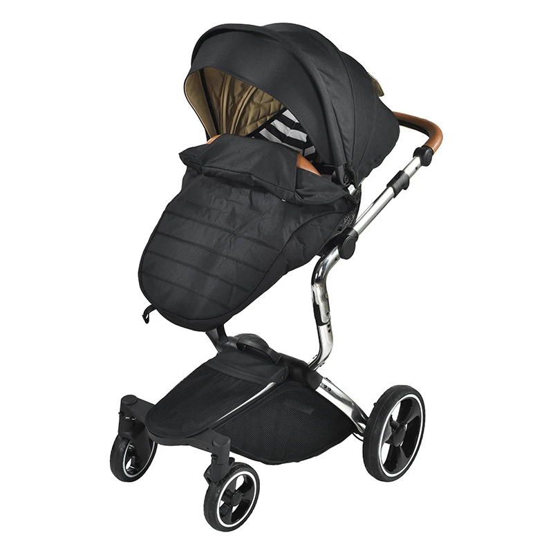 Off 50% EN1888 Wholesale Baby Stroller 3 in 1 Baby Pram Black Luxury Baby Carriage For Sale In High Quality