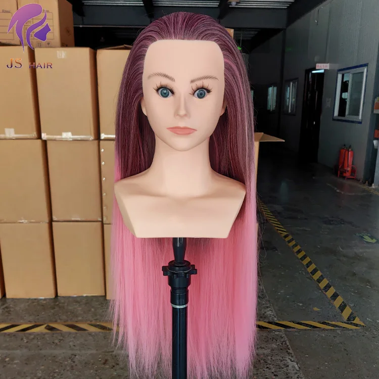 Wholesale Price Europe Face Barber Hairdressing Training Dummy Doll Mannequin Head with Hair Shoulder for Hairdresser Practice