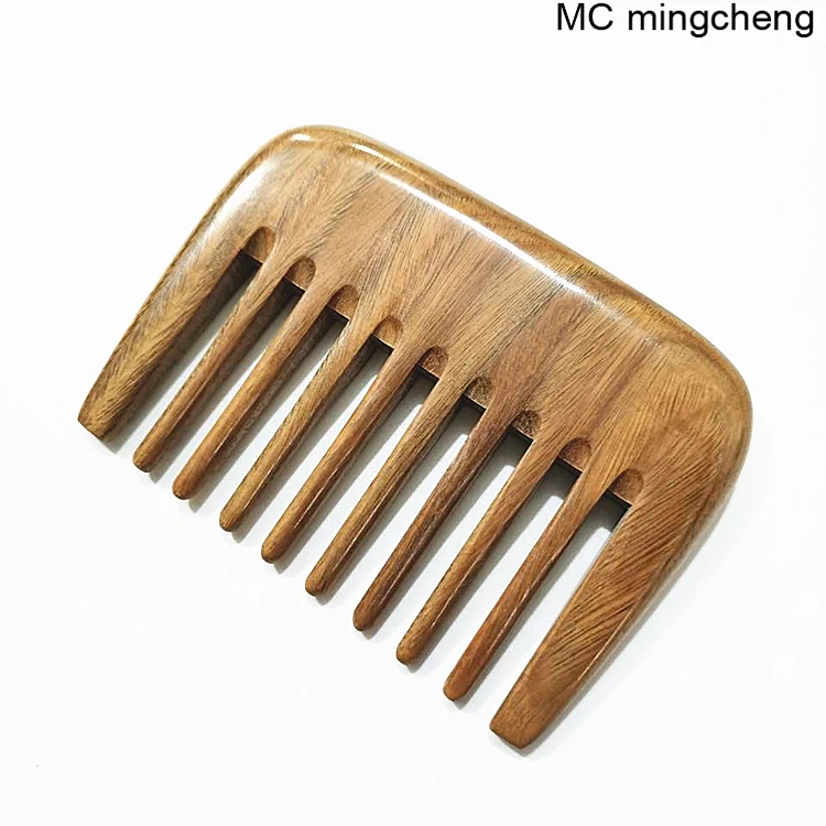 9.5cm length pocket men exclusive beard straigthner sandal wood comb for mustache