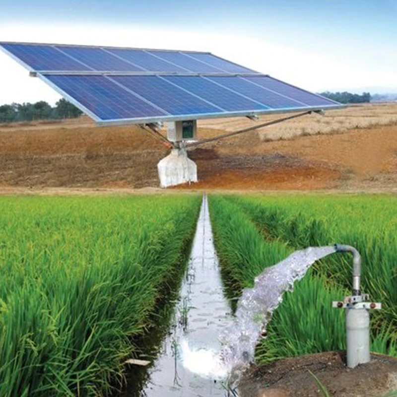 12-48V Solar Shipping Container Conversion Great Elevation 1HP Solar Water Pump