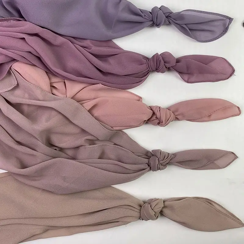 
Chiffon Hijab Muslim Women Scarf Cover Pure Color Arab Muslim Islamic female Scarf Hijab Bulk Wholesale 