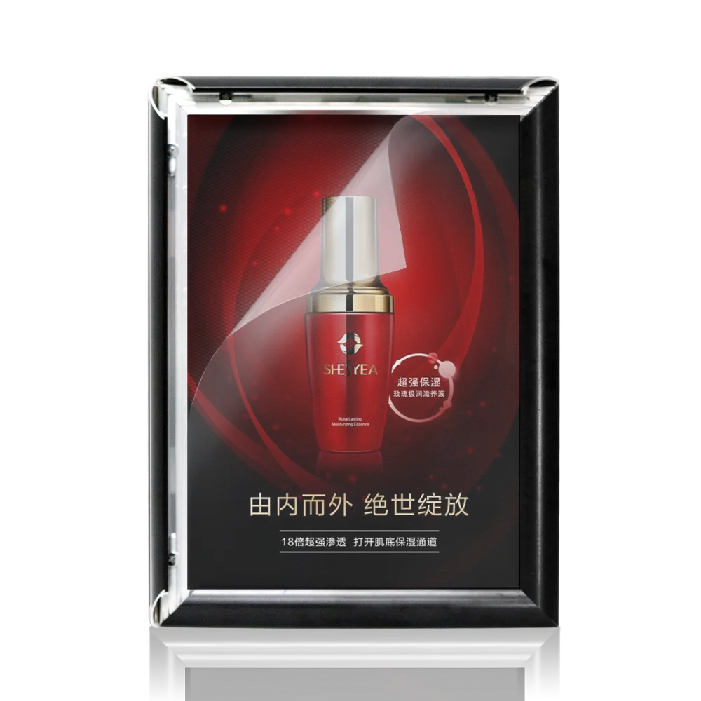 Wall display hanging clip poster advertising board snap poster frame