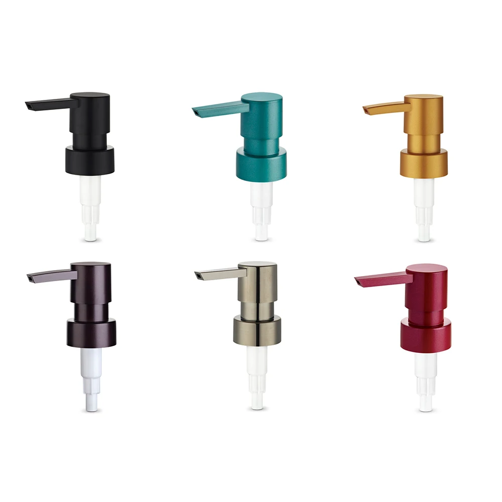 1cc/2cc China made quality bathroom accessories zinc alloy metal brushed gold lotion pump 28mm