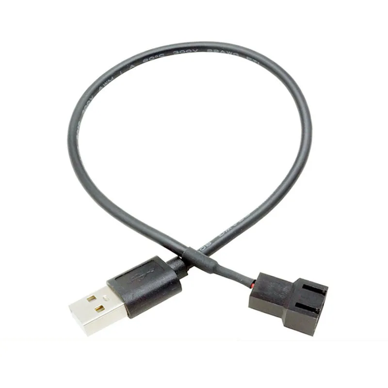 Cantell кабель питания вентилятора USB 2 0 штекер к 3Pin/4 Pin компьютерный ПК 30 см