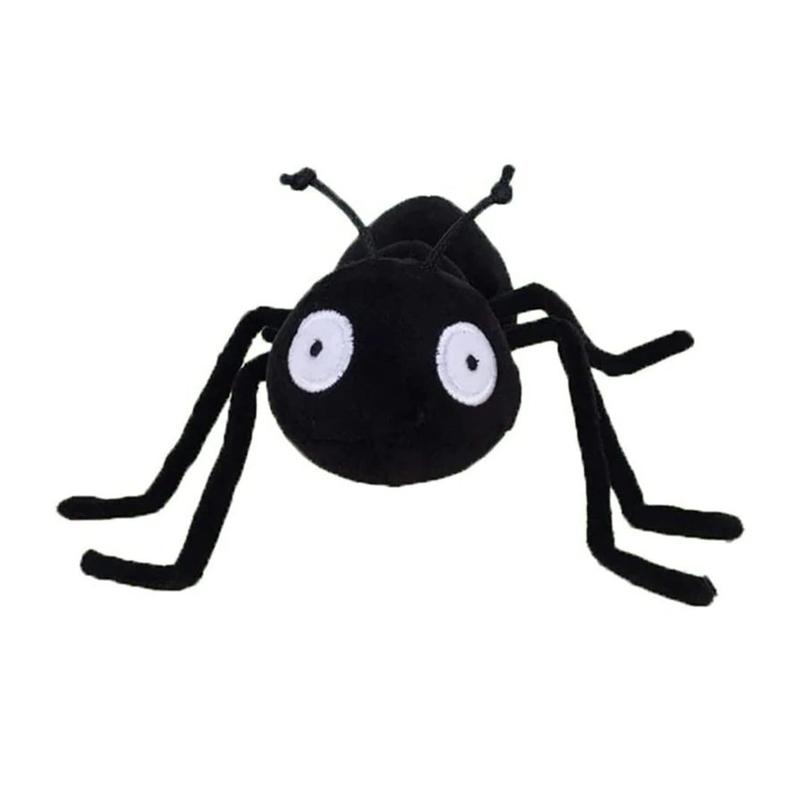 4107 Lifelike 3D Cartoon Big Eyes Plush Stuffed Black Ant Insect Toys Children Play Ant Plush Toy
