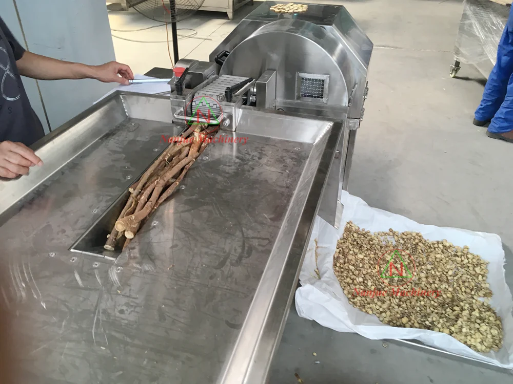 ginger herb slicing machine licorice root cutting machine lemongrass herbal cutter machine