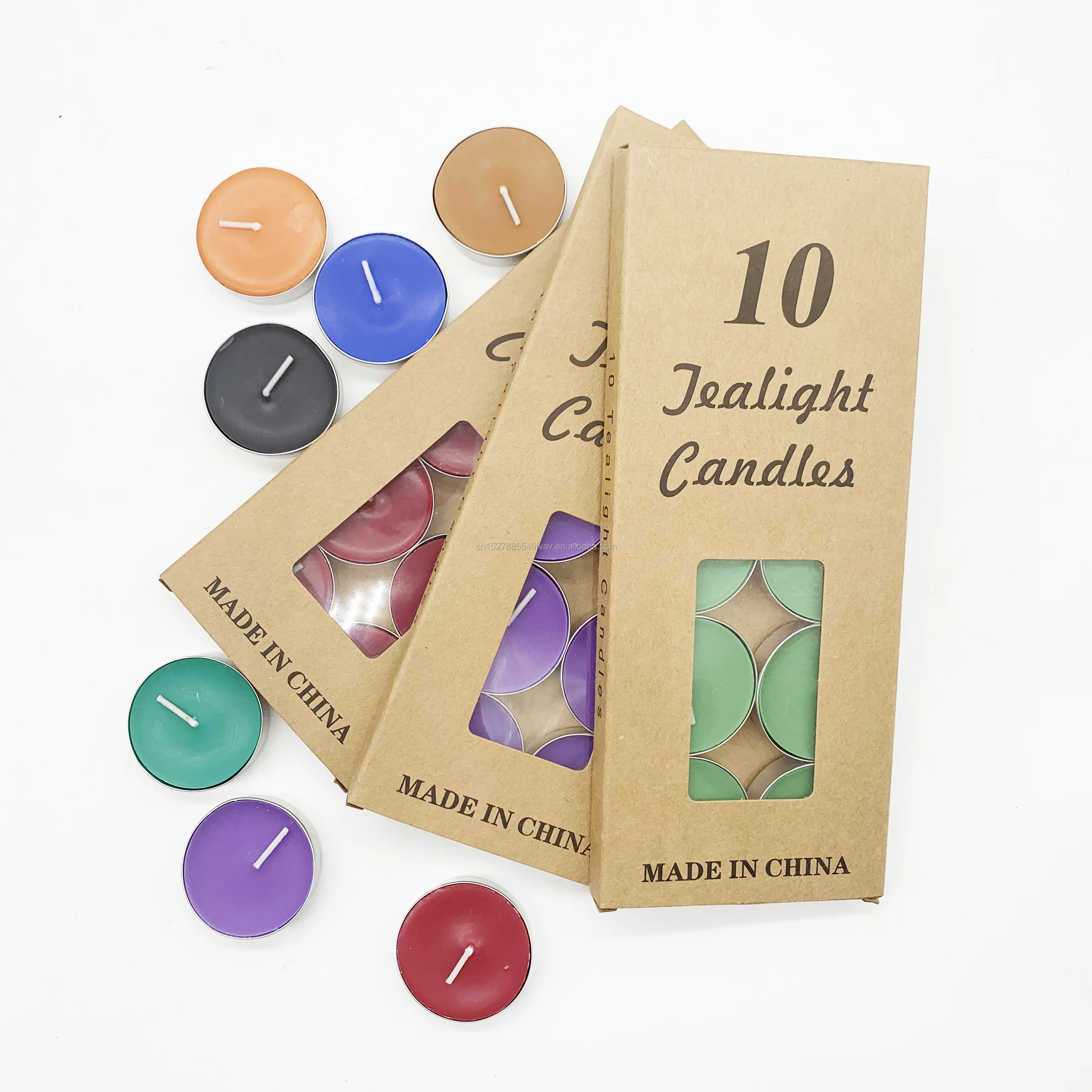 Custom Factory Long Lasting Mini Smokeless Tealight Candles For Dinners Parities Home Decoration Wedding