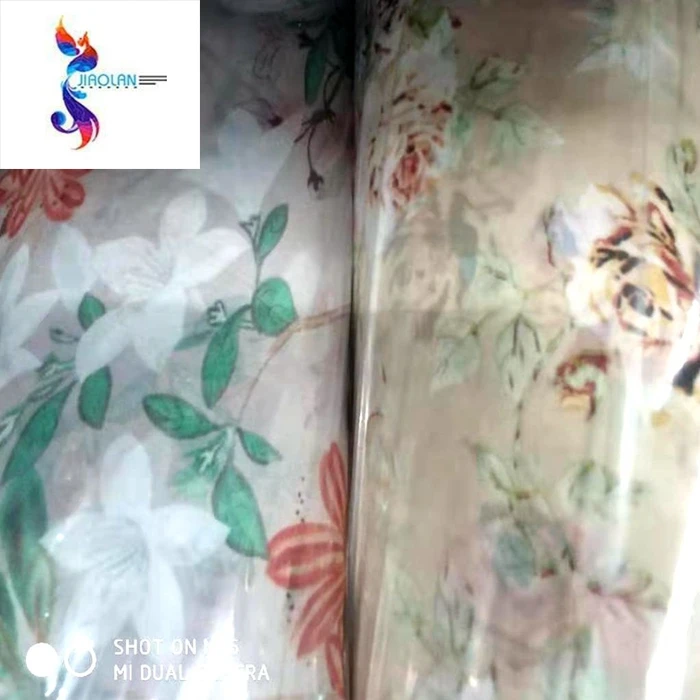 
georgette print A grade chiffon print stock fabric 