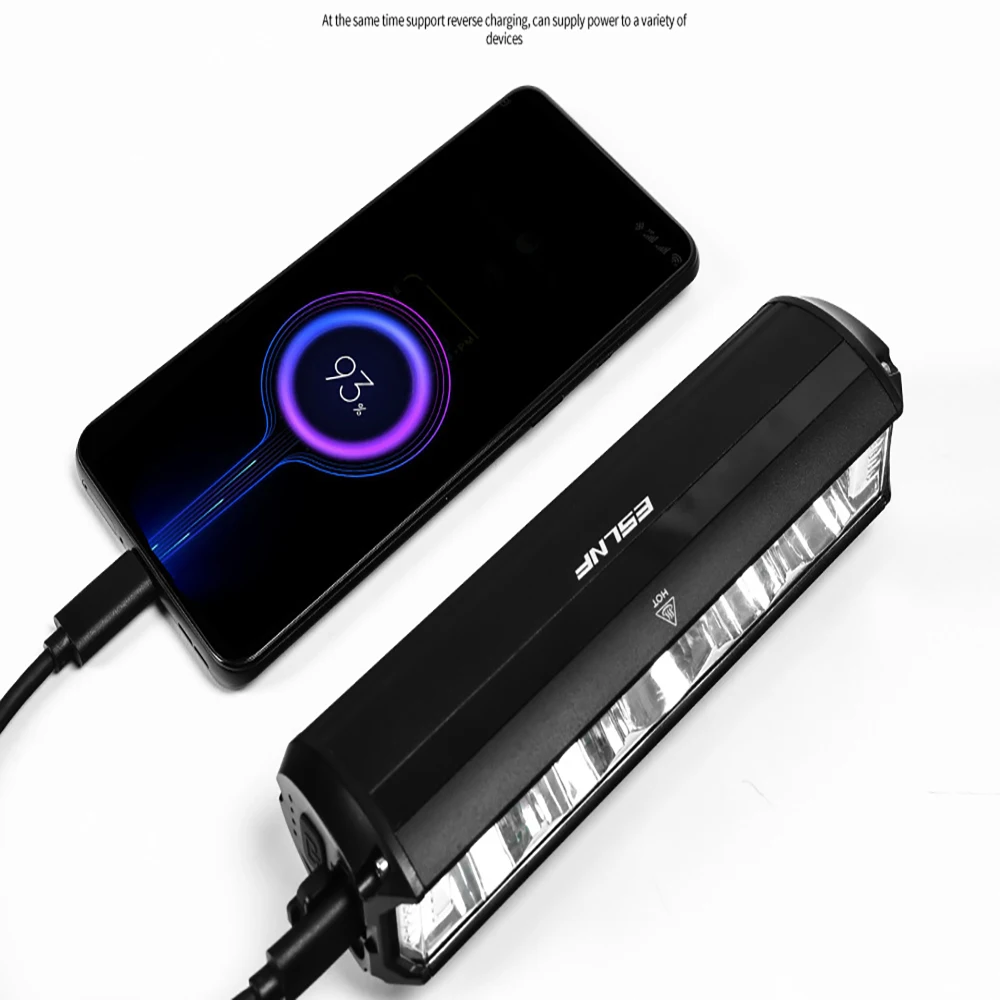 Bicycle Light Front 2600Lumen Bike 8000mAh Waterproof Flashlight USB Charging Road Cycling Lamp